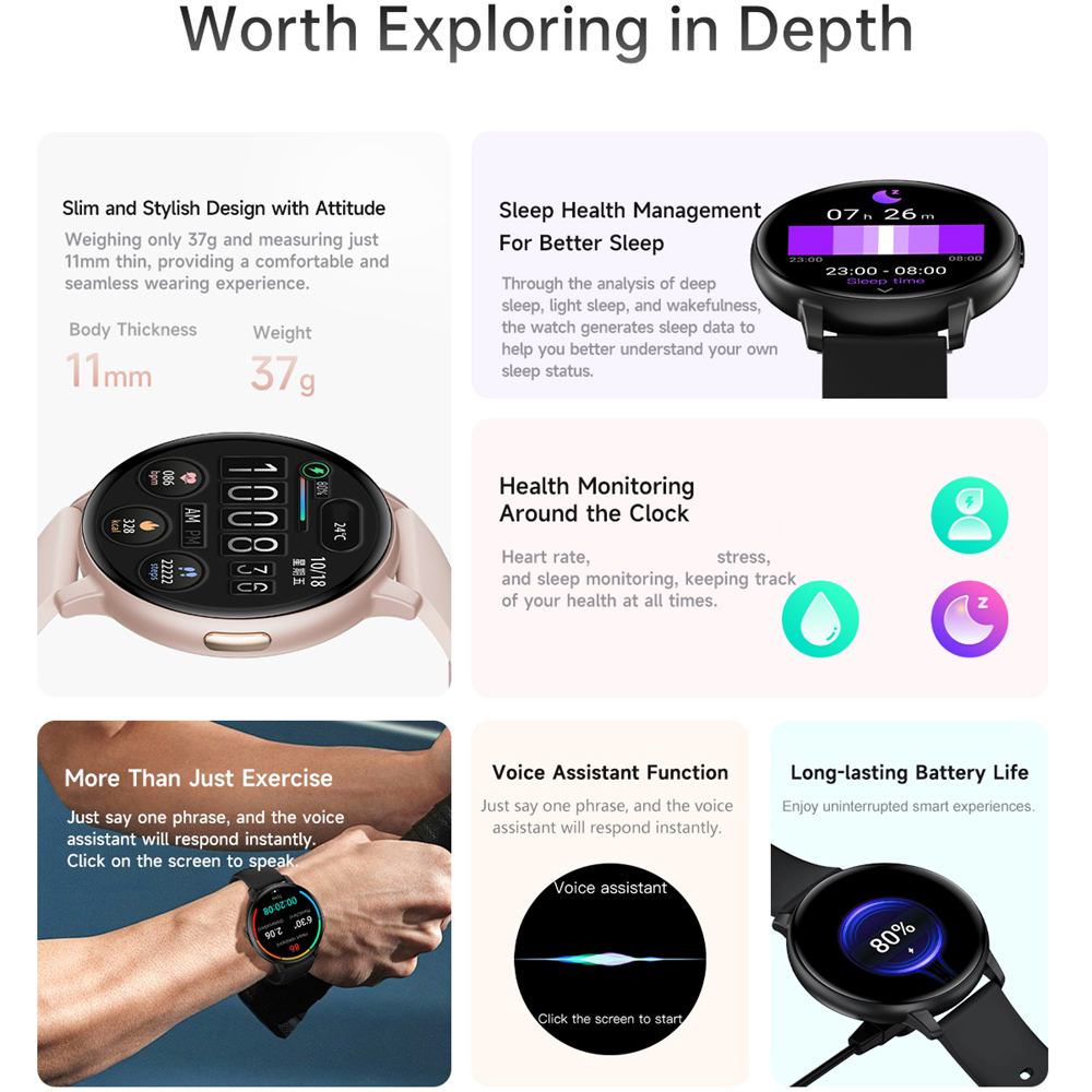 Call Smart Watch Women Sport F - Smartwatch Custom 评论和价格