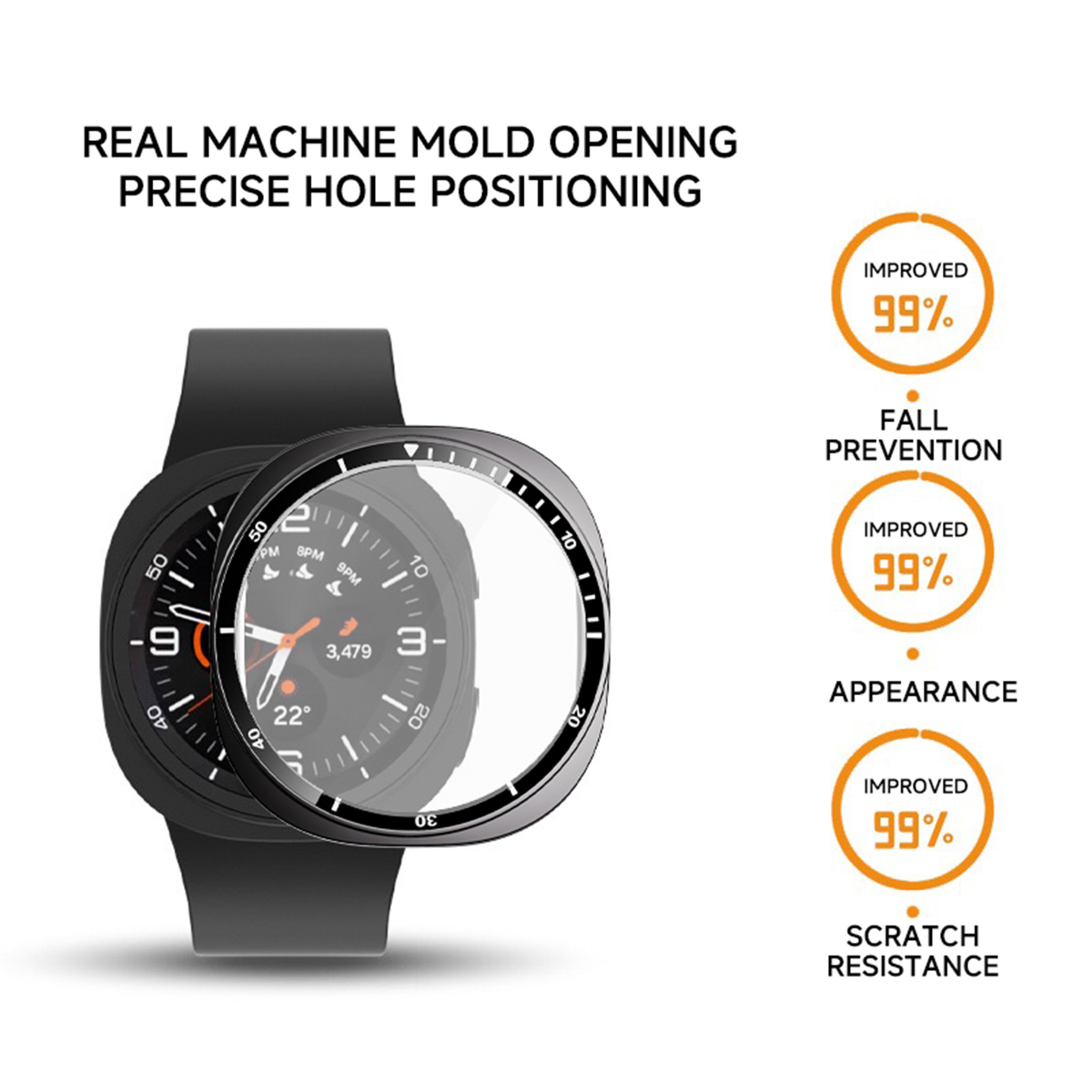Tempered Glass+PC Cover for Sa - Samsung Smartwatch Accessories 评论和价格