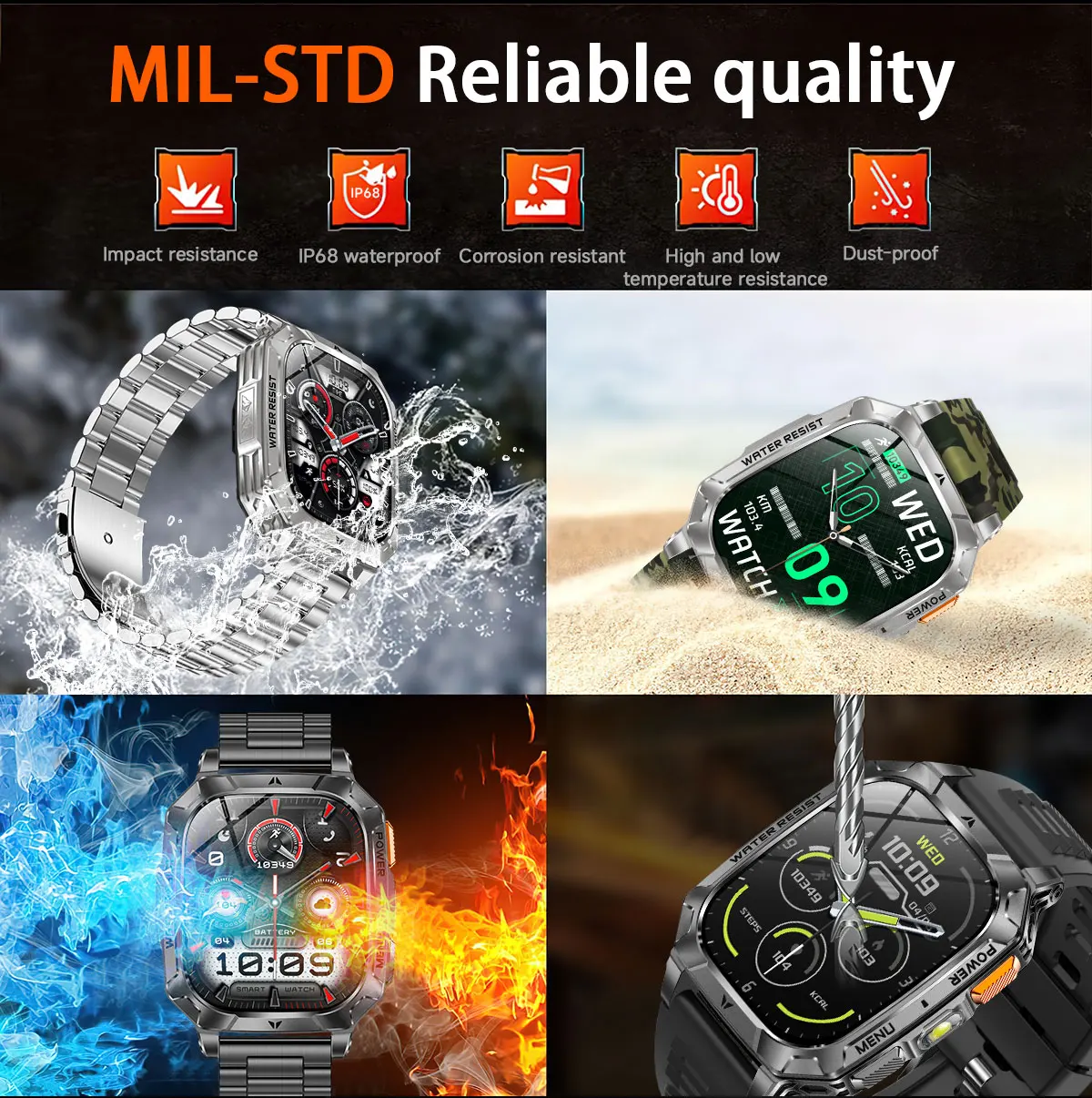 2026 New Built-in 1400mAh Supe - Smartwatch Custom 评论和价格