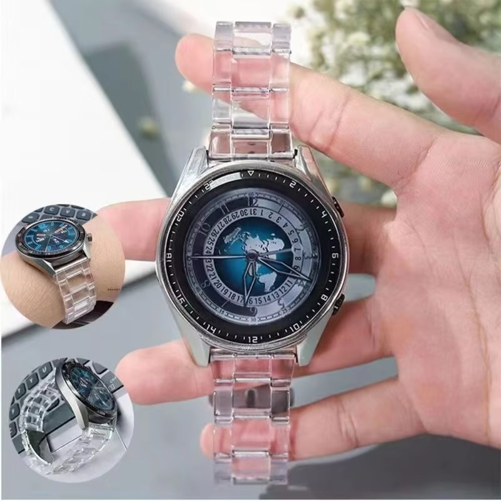 Clear Resin Three-Link Band wi - Titan Smartwatch Accessories 评论和价格