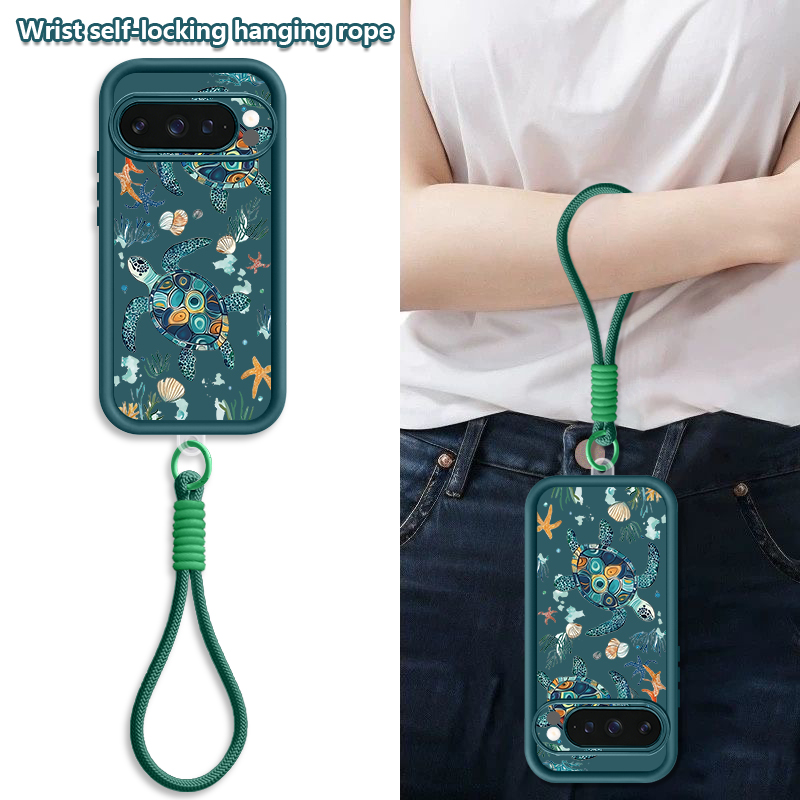 Shark Ocean Patterned TPU Phon - Google Pixel 9 评论和价格