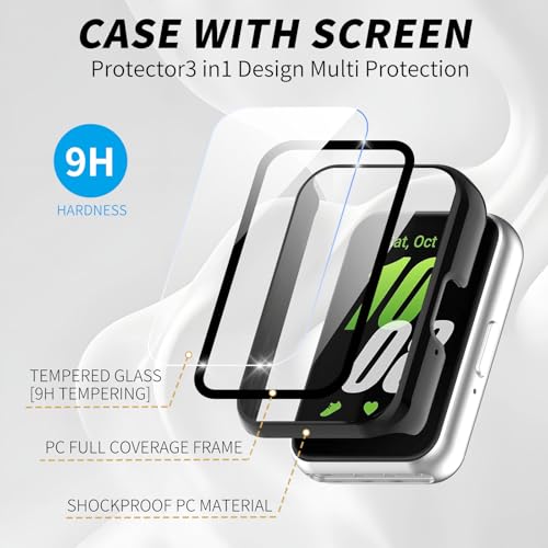 Glass+Case For Samsung Galaxy  - Samsung Smartwatch Accessories 评论和价格