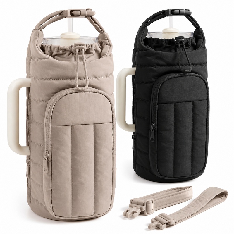 Puffer Water Bottle Carrier Ba - Rugged Sport Strap 评论和价格